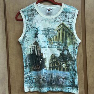 Harley Davidson Round the World Women's Top